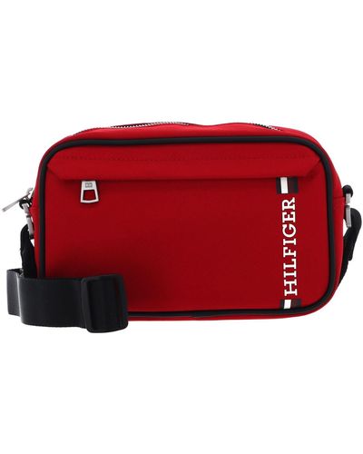 Tommy Hilfiger Th Monotype Ew Reporter Bag Primary Red - Rood