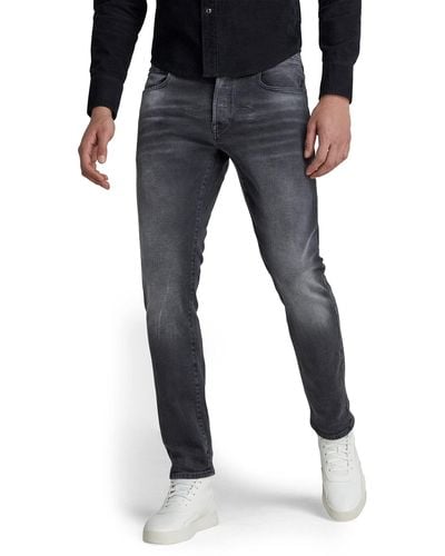 G-Star RAW Jeans 3301 Slim Vaqueros - Negro