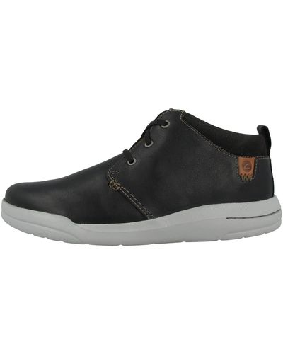 Clarks Driftway Mid Chukka Boot - Black