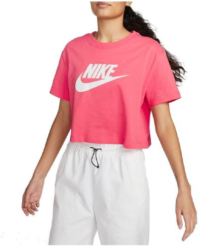 Nike Crop Icon Futura Shirt - Rot
