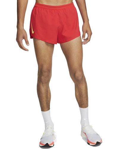 Nike Mens Running Shorts - Red