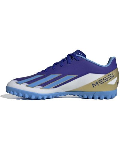 adidas X Crazyfast Messi Club Turf Stiefel Sneaker - Blau