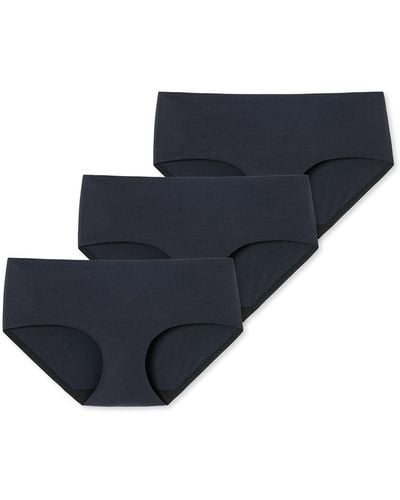 Schiesser Pack Invisible Soft - schwarz - Größe - Blau