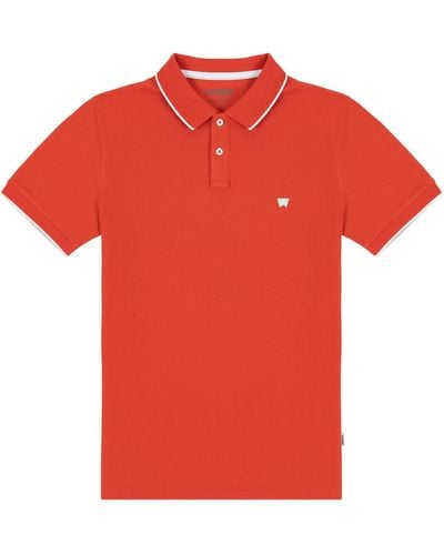 Wrangler Polo Shirt - Rot