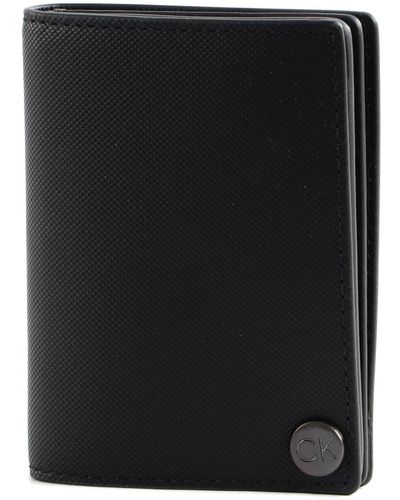 Calvin Klein Portafoglio Uomo Ck Covered Cardholder Piccolo - Nero