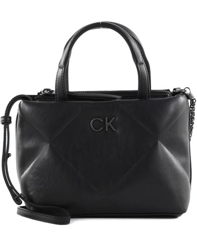 Calvin Klein S Re-lock Quilt Crossovers - Zwart