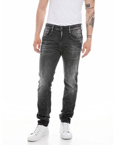 Replay Basse Jeans - Gris