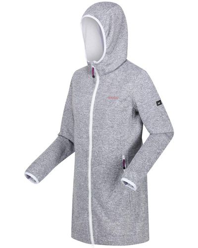 Regatta S Bloomfield Longline Full Zip Hooded Jacket - Grey