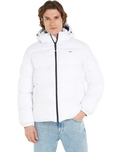 Tommy Hilfiger Tjm Essential Puffer Jacket Padded Jackets - White