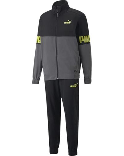 PUMA Power Colorblock Poly Suit Cl Trainingspak - Zwart