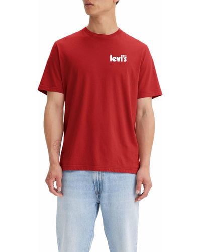 Levi's Ss Relaxed Fit Tee T-Shirt - Rot