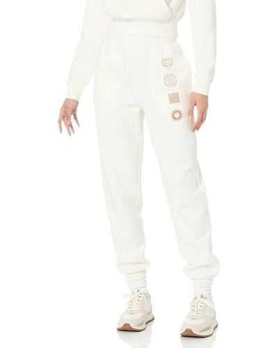 Amazon Essentials Pantalones Jogger - Blanco
