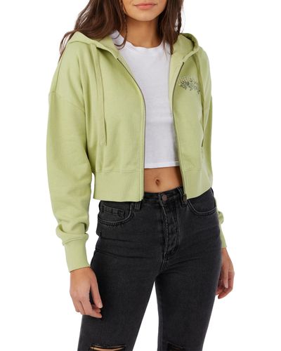 O'neill Sportswear Up Hoodie - Sweatershirt With Pockets - Comfortable Hooded Sweatshirt For - Green