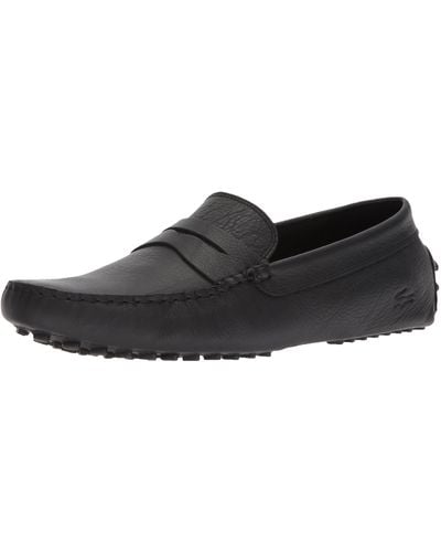 Lacoste Mens Concours 118 1 Driving Style Loafer - Black