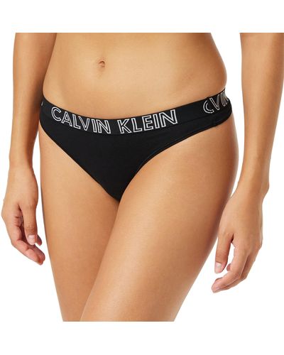 Calvin Klein Thong Intimo - Nero