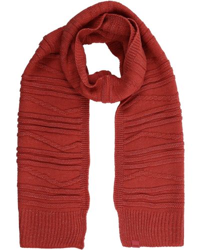 Regatta S Multimix V Cable Knitted Scarf - Red