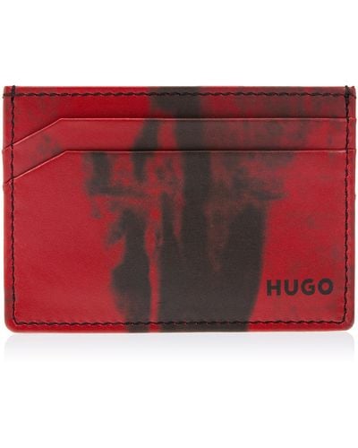 HUGO Hayden_s Card Case - Red