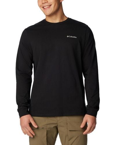 Columbia Explorers Canyon Long Sleeve T-shirt - Black
