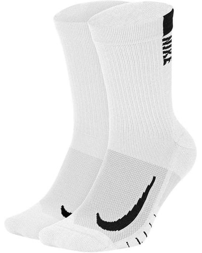 Nike Multiplier Crew Socken - Weiß