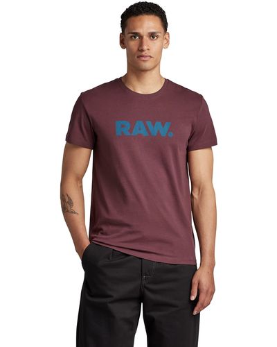 G-Star RAW Holorn Camiseta - Morado