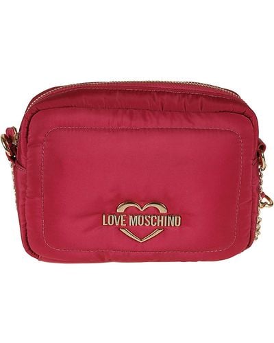 Love Moschino Femme sac bandouli�re fuchsia - Rouge