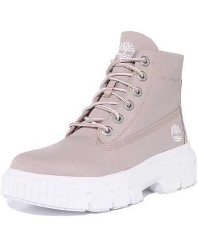 Timberland Greyfield Canvas Boots - Gray