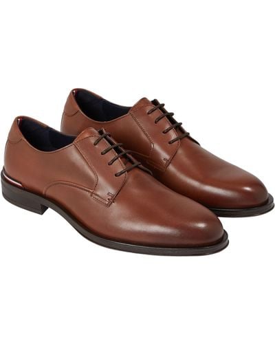 Tommy Hilfiger Chaussures Derby Core Cuir - Marron