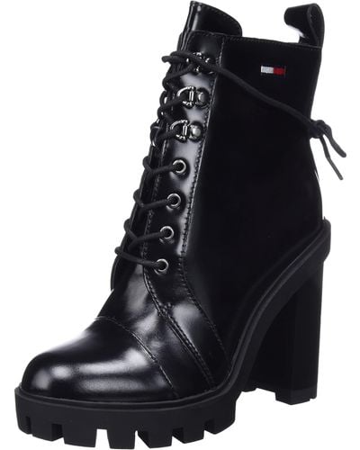 Tommy Hilfiger Heeled Boot Fashion - Black