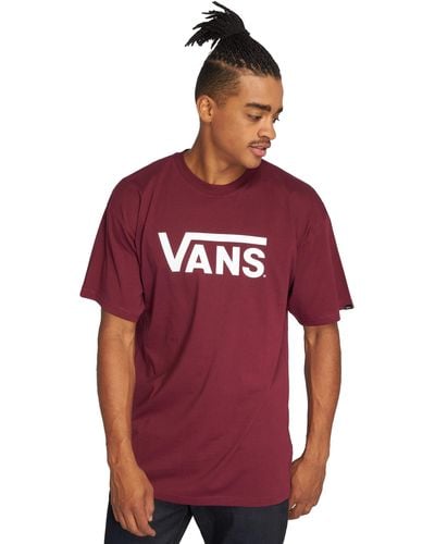 Vans Classic T - Shirt, Rot (Burgundy/white), XX-Large - Lila