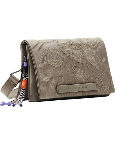 Desigual, BOLS_ONYX NARBONNE MINI 1001 RAW Femme, Blanc, Taille Unique