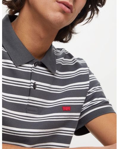 Levi's Slim Housemark Polo Shirt - Gris