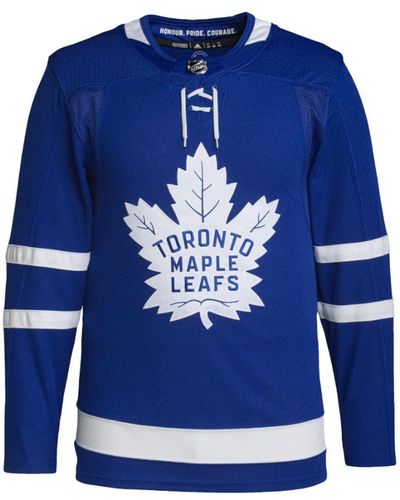 adidas Toronto Maple Leafs Primegreen Authentic Home Jersey - Blue