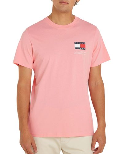 Tommy Hilfiger Essential Logo Slim Fit Shirt - Roze