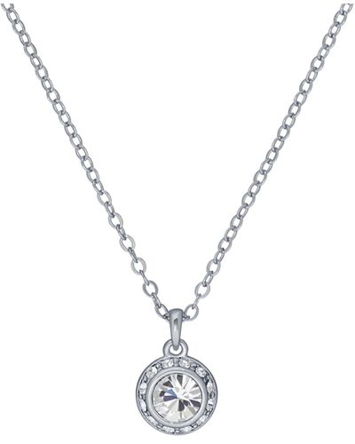 Ted Baker Soltell Solitaire Sparkle Crystal Necklace For - White