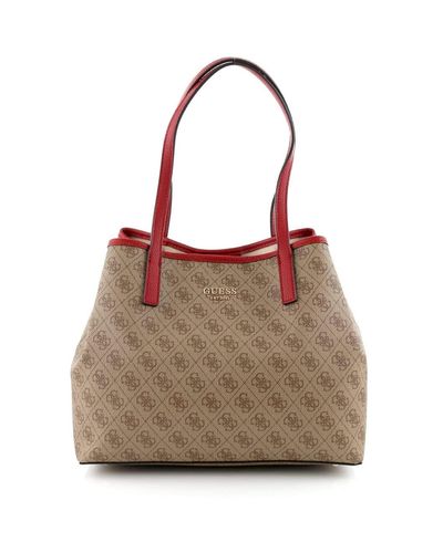 Guess Vikky Tote - Marron