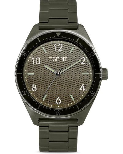 Esprit Uhren Analog Quarz One Size Grau 32025989 - Schwarz
