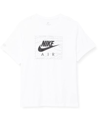 Nike M NSW Air HBR 2 Tee T-Shirt - Bianco