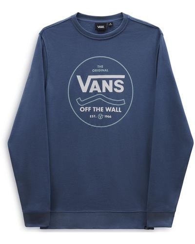 Vans Sweatshirt Round Off 2 Crew-b - Blue