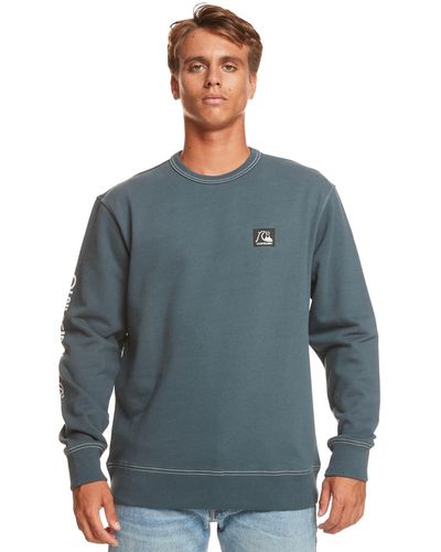 Quiksilver Sweatshirt - - Xxl - Blue