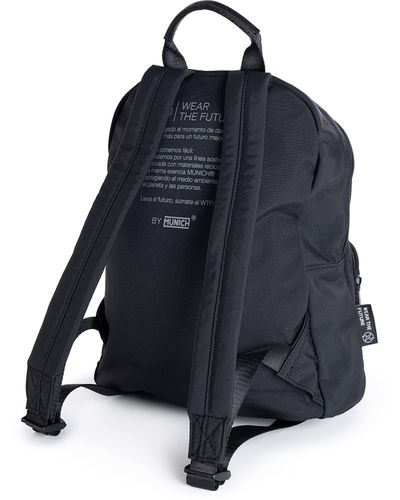 Munich Recycled X Backpack Black - Multicolor