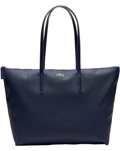 Lacoste Concept Small Zip Tote Bag - Blue