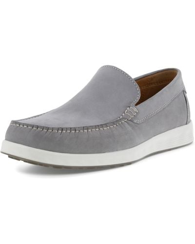 Ecco S Lite Moc Classic Driving Style Loafer - Gray