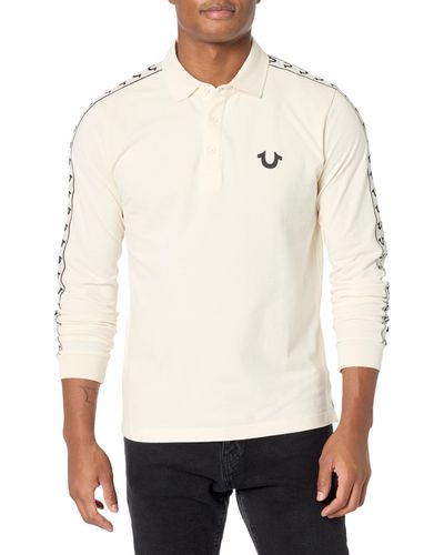 True Religion Ls Dasmask Polo - White