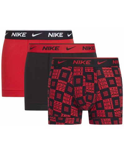 Nike Boxershorts aus Dri-Fit - Rot