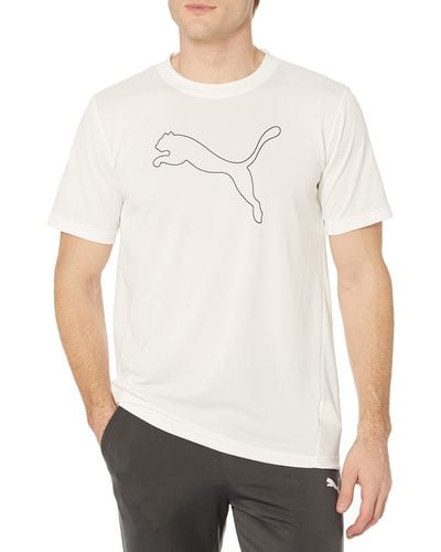 PUMA Performance Cat Tee B&t T-shirt - Wit