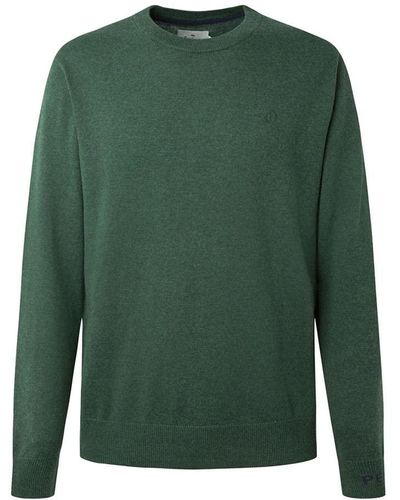 Pepe Jeans Andre Crew Neck Long Sleeves Knits - Green