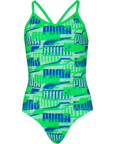 PUMA Swimsuit 701225808 Costume da Bagno - Verde