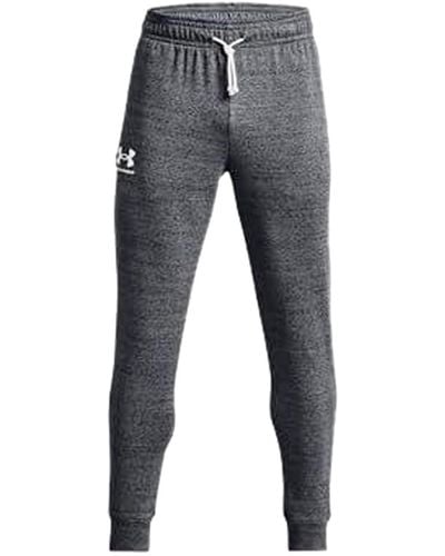 Under Armour S Rival Terry Joggers Grey L - Black