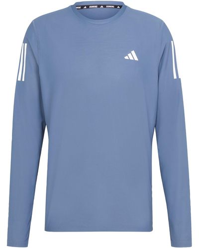 adidas Originals Own The Run T-shirt Met Lange Mouwen - Blauw