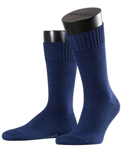FALKE Casual Socken Denim.ID 3er Pack - Blau